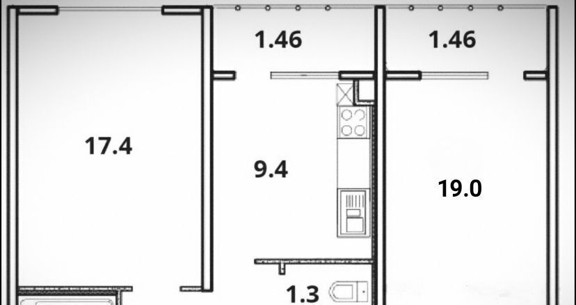 квартира городской округ Истра д Чёрная ул Садовая 17к/2 Нахабино фото 3