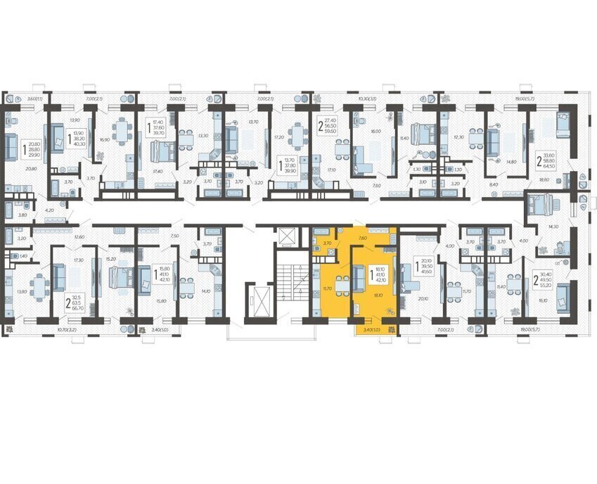 квартира г Краснодар микрорайон 9-й километр ул Ярославская 115к/2 фото 2