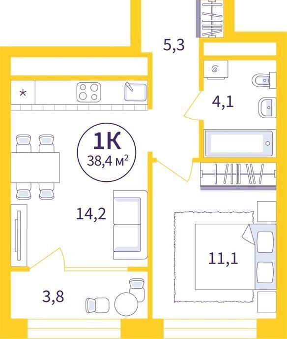 квартира г Екатеринбург Машиностроителей улица 22-го Партсъезда, 5 фото 1