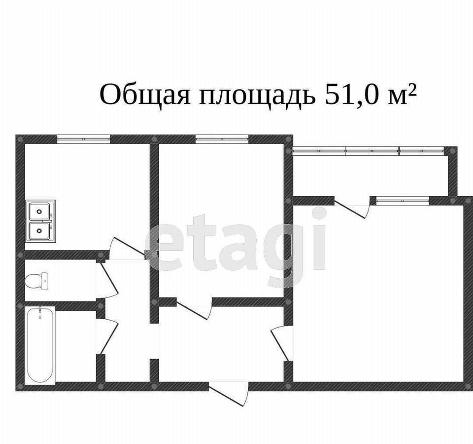 квартира г Миасс пр-кт Октября 29 р-н Северный, Миасский г. о. фото 14