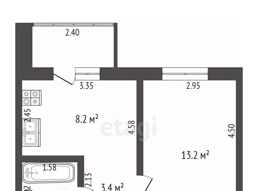 квартира г Оренбург р-н Дзержинский ул Конституции СССР 15/1 фото 2