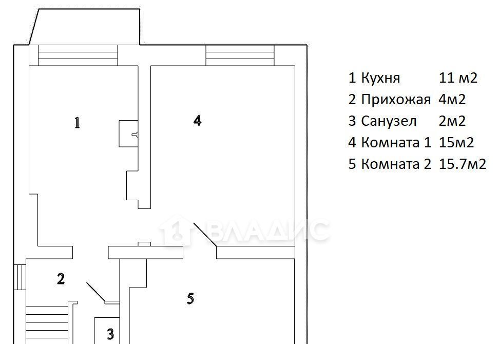 квартира р-н Гурьевский п Большое Исаково ул Победы 3 фото 37