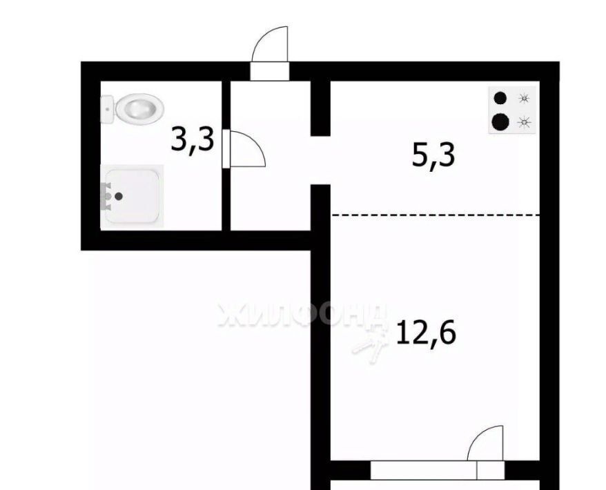 квартира г Новосибирск ул Связистов 162/1 Площадь Маркса фото 5