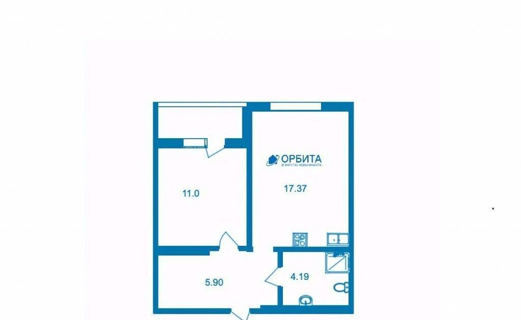 квартира г Тюмень р-н Центральный ул Газовиков 61 фото 25