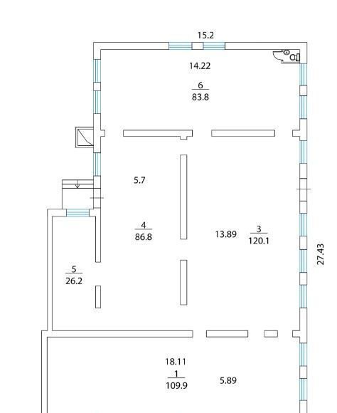 торговое помещение г Москва метро Люблино ул Краснодарская 57к/3 фото 7