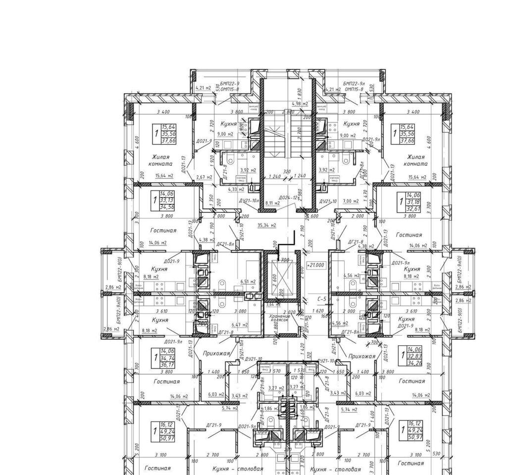 квартира г Калуга р-н Московский ул Азаровская 40к/4 фото 2