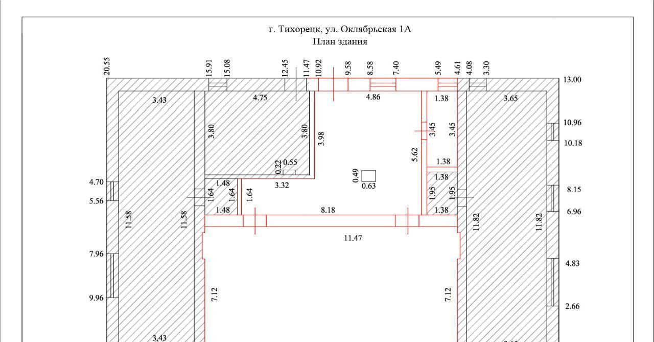 торговое помещение р-н Тихорецкий г Тихорецк ул Октябрьская 1а фото 2