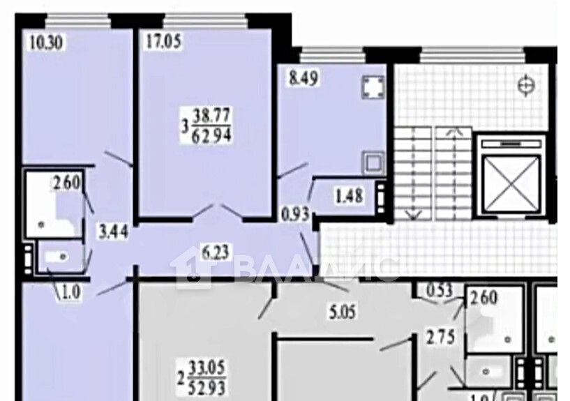 квартира г Новосибирск Заельцовская ул Краузе 13 фото 2