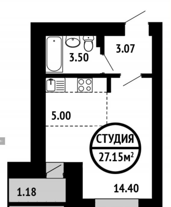 квартира г Уфа р-н Ленинский ул Асхата Мирзагитова 10 фото 7