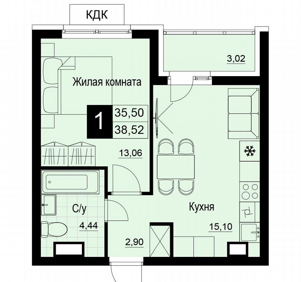 квартира г Самара р-н Куйбышевский ш Южное 2 фото 1