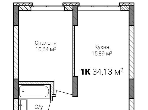 квартира г Нижний Новгород р-н Советский ЖК «Зенит» фото 1