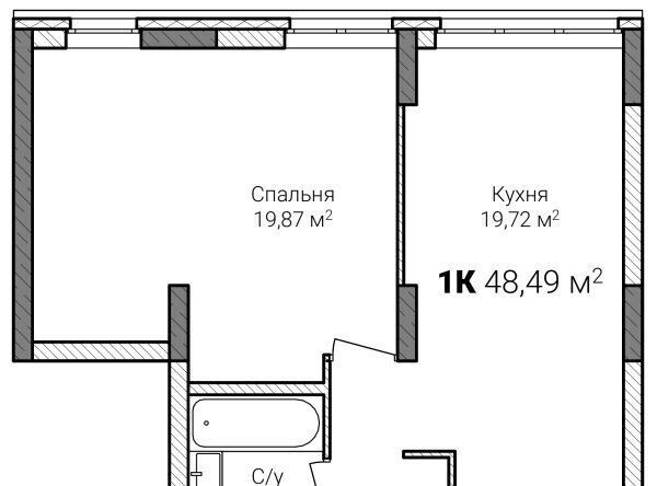 квартира г Нижний Новгород р-н Советский ЖК «Зенит» фото 1