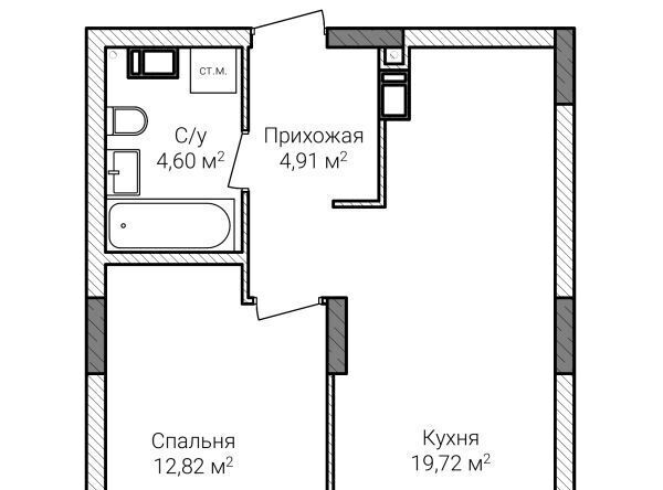 квартира г Нижний Новгород Горьковская ул Героя Советского Союза Аристархова фото 1