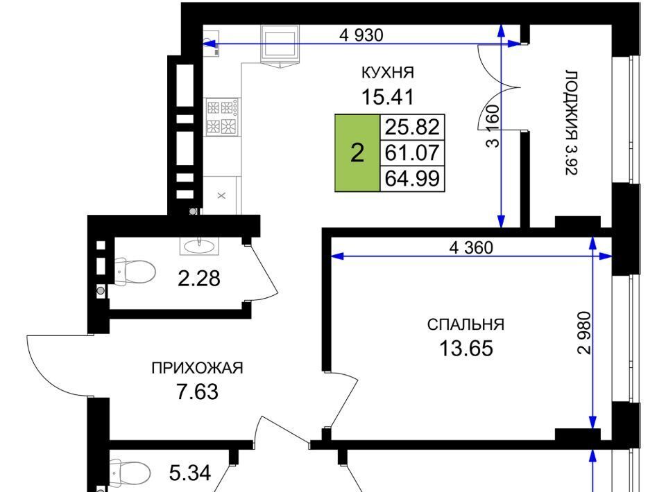 квартира р-н Гурьевский г Гурьевск ЖК «Включи» фото 1