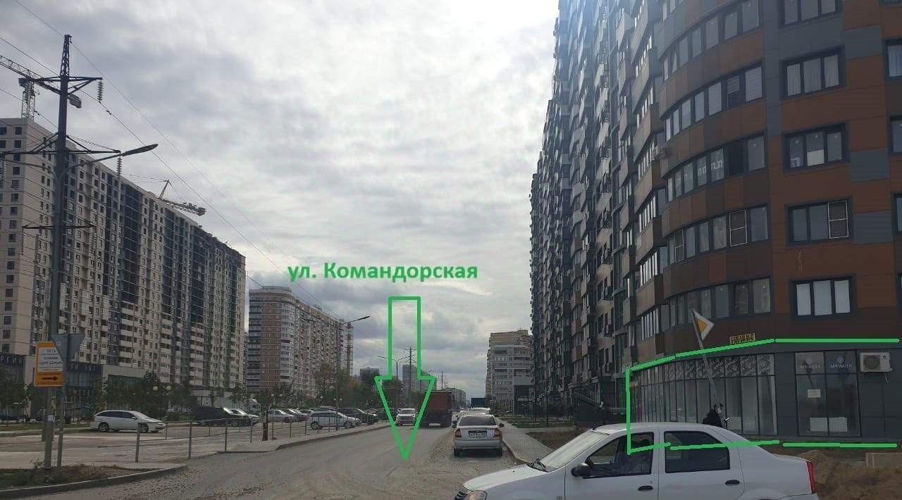 торговое помещение г Краснодар р-н Прикубанский ул Командорская 15 фото 3