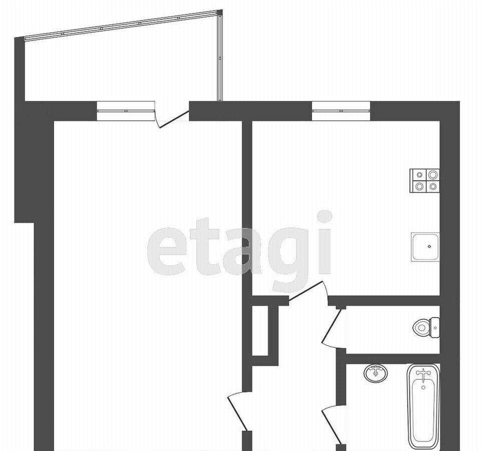 квартира г Тюмень р-н Центральный ул Газовиков 23 фото 19