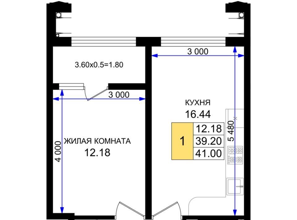 квартира г Новороссийск р-н Южный микрорайон 5-я Бригада фото 1