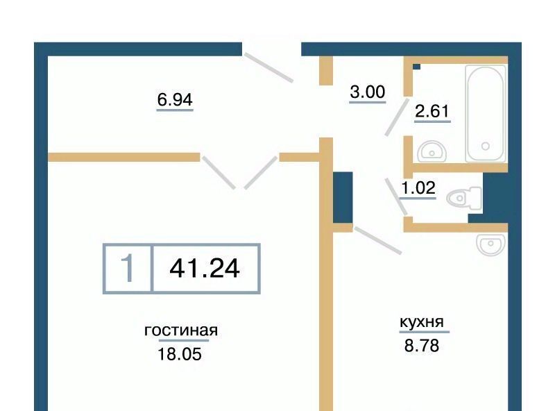 квартира г Красноярск р-н Советский микрорайон «Нанжуль-Солнечный» фото 1