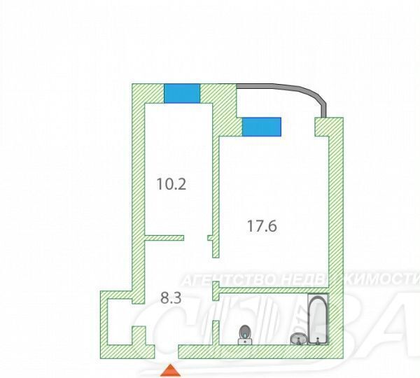 квартира г Тюмень р-н Калининский ул Чернышевского 2ак/3 фото 13