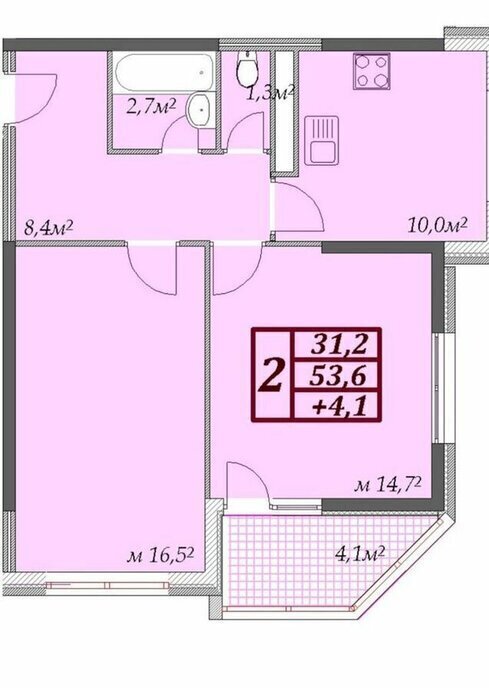 квартира р-н Анапский г Анапа ул Крестьянская 27к/1 фото 4