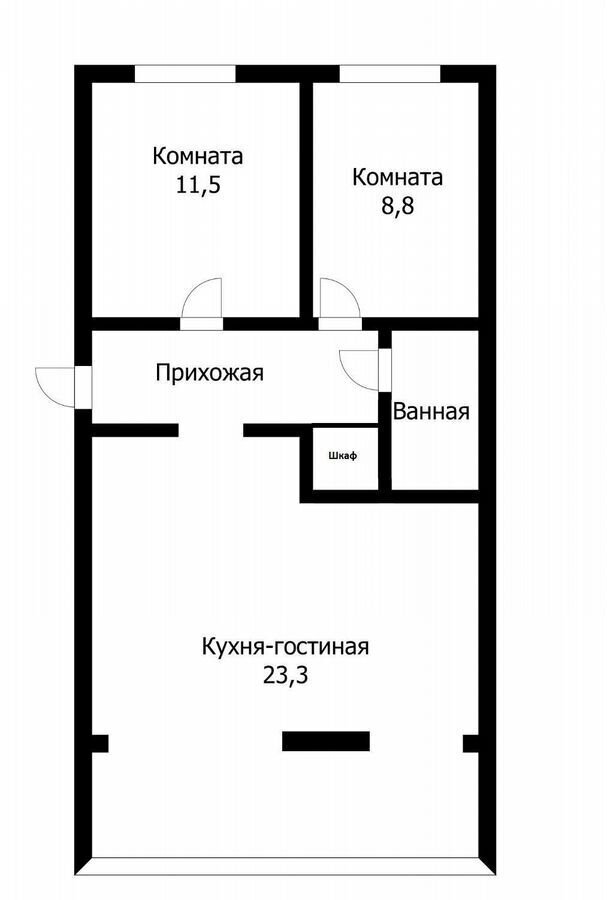 квартира г Краснодар р-н Западный ул Красных Партизан 541 фото 13