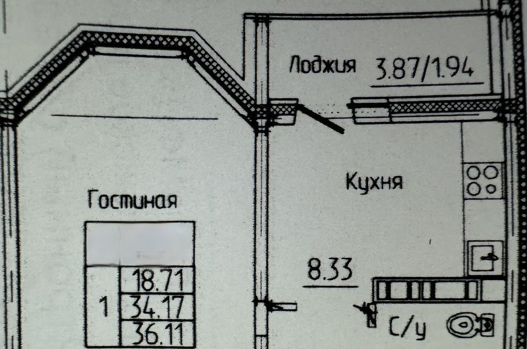 квартира г Оренбург р-н Дзержинский ул Рокоссовского 3 фото 1