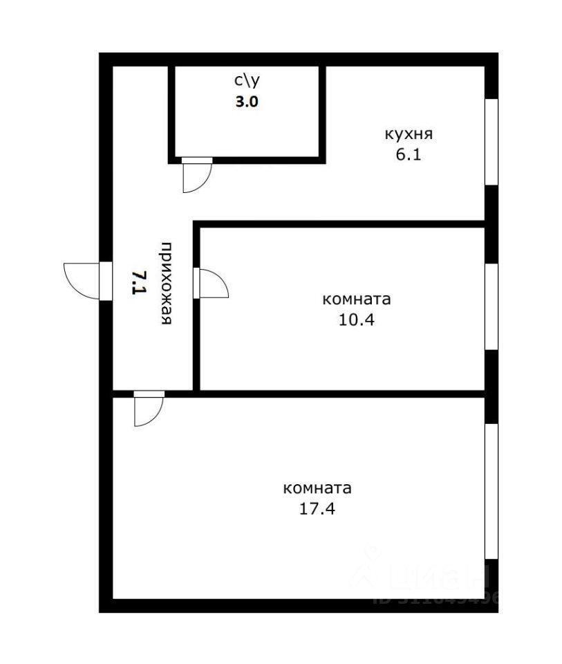 квартира г Краснодар р-н Центральный ул Бургасская 27 фото 5