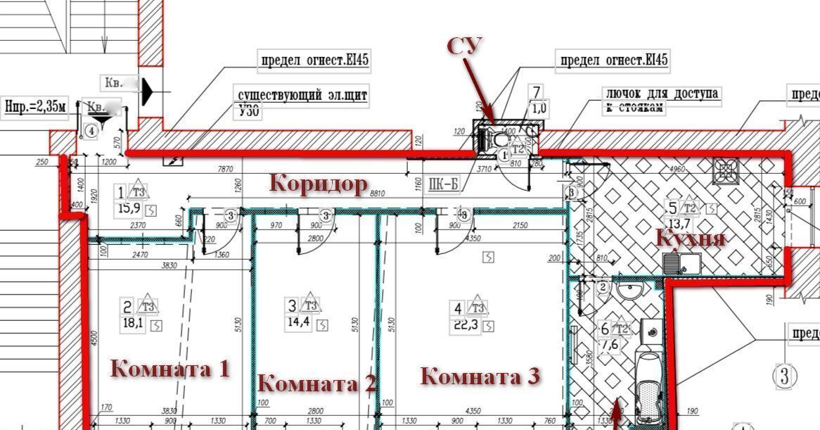 квартира г Санкт-Петербург метро Площадь Восстания ул Кирилловская 22 фото 1