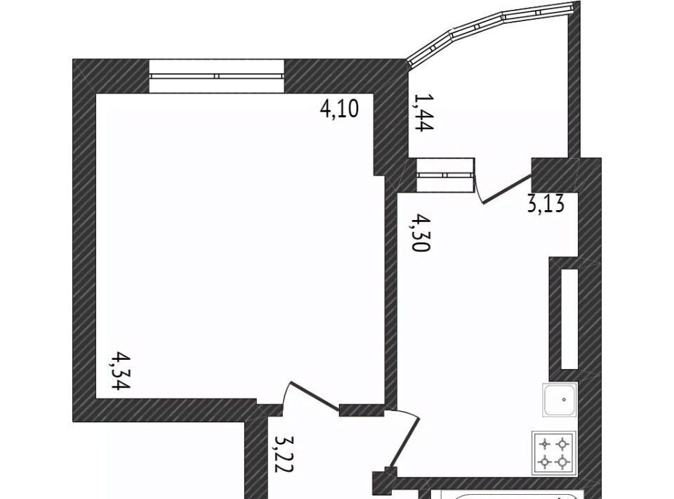 квартира г Омск р-н Октябрьский ул 9-я Линия 193 фото 2