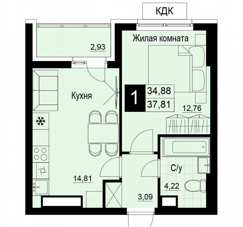 квартира г Самара р-н Куйбышевский ш Южное 2 фото 1