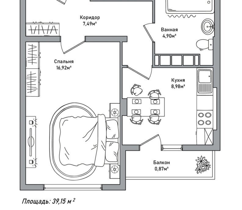 квартира г Ярославль ул Брагинская 18к/2 фото 1