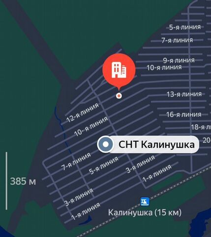 земля снт Калинушка 12-я линия, 725, Архангельск фото