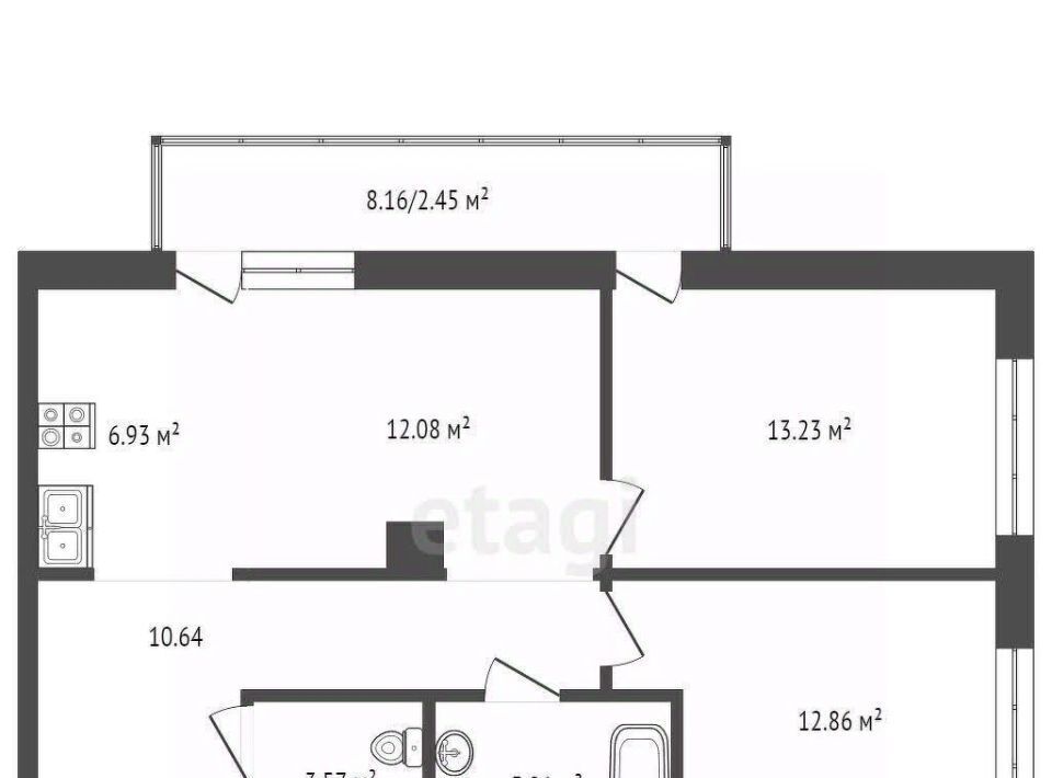 квартира г Одинцово ул Маршала Бирюзова 13 Одинцово фото 2