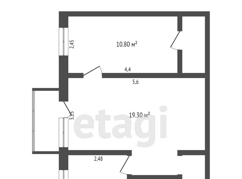 квартира г Череповец р-н Индустриальный ул Ломоносова 37 фото 2