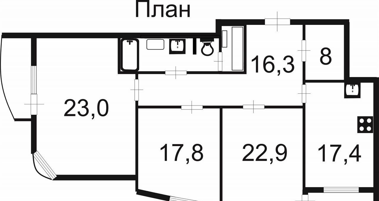 квартира г Санкт-Петербург метро Удельная ул Дрезденская 11к/2 фото 13