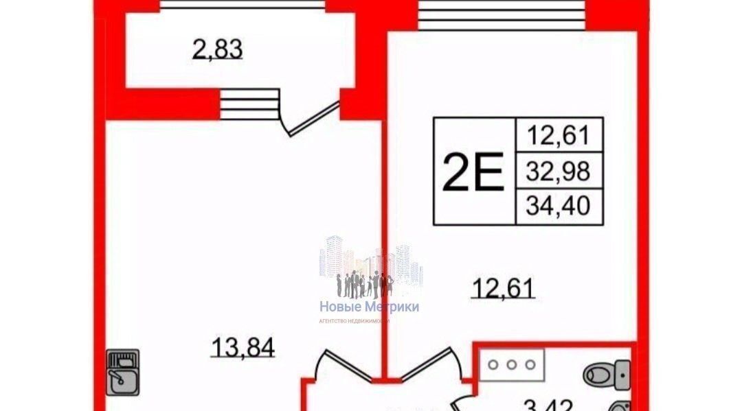 квартира г Санкт-Петербург метро Комендантский Проспект ул Планерная 87к/1 фото 2