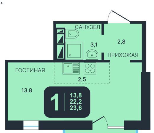 квартира г Новосибирск Золотая Нива ЖК Никольский Парк фото 1