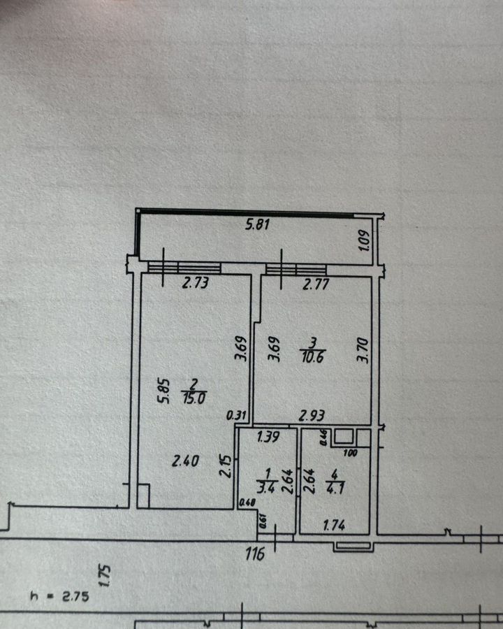 квартира г Краснодар р-н Прикубанский ул им. Героя Яцкова И.В. 1/11 4 фото 31