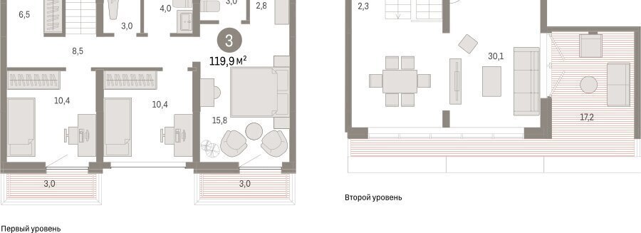 квартира г Тюмень ул Мысовская 26к/1 фото 2