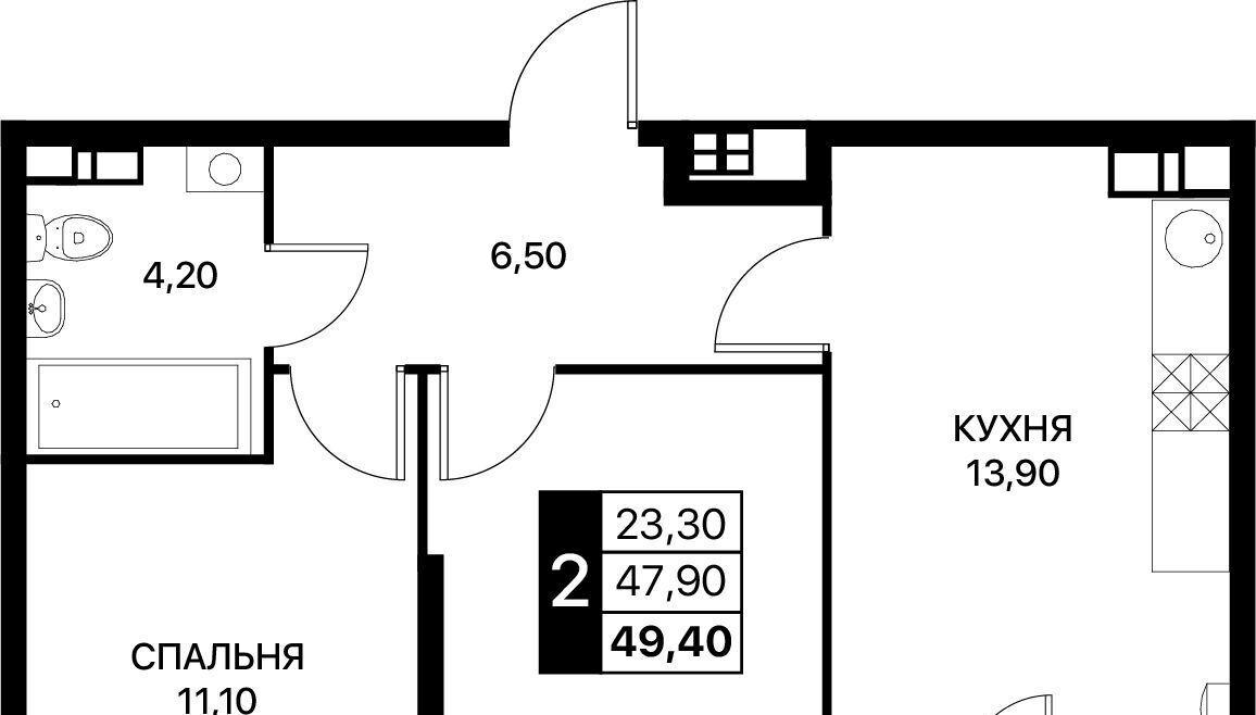 квартира г Ростов-на-Дону р-н Первомайский Смартполет жилой комплекс фото 1