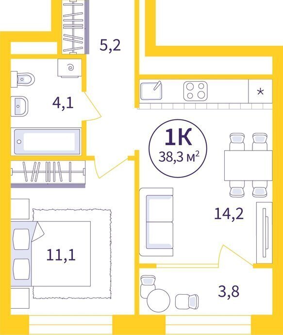 квартира г Екатеринбург Машиностроителей улица 22-го Партсъезда, 5 фото 1