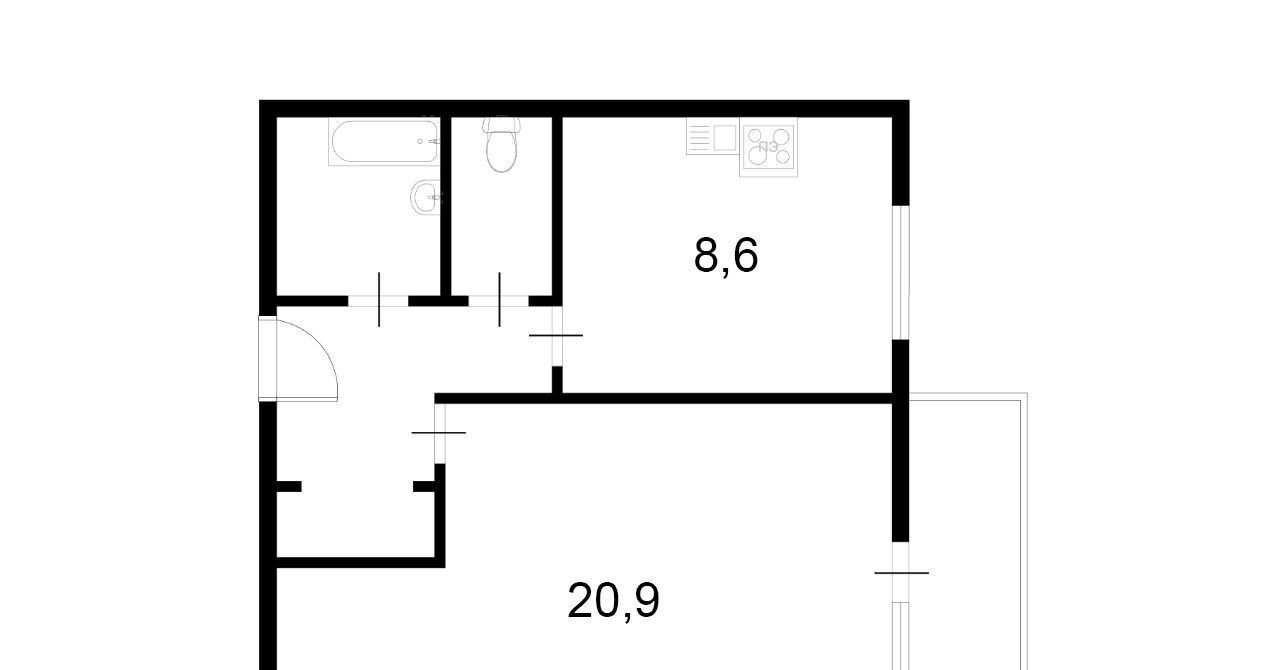 квартира г Москва метро Курьяново ул Донецкая 18к/2 фото 2