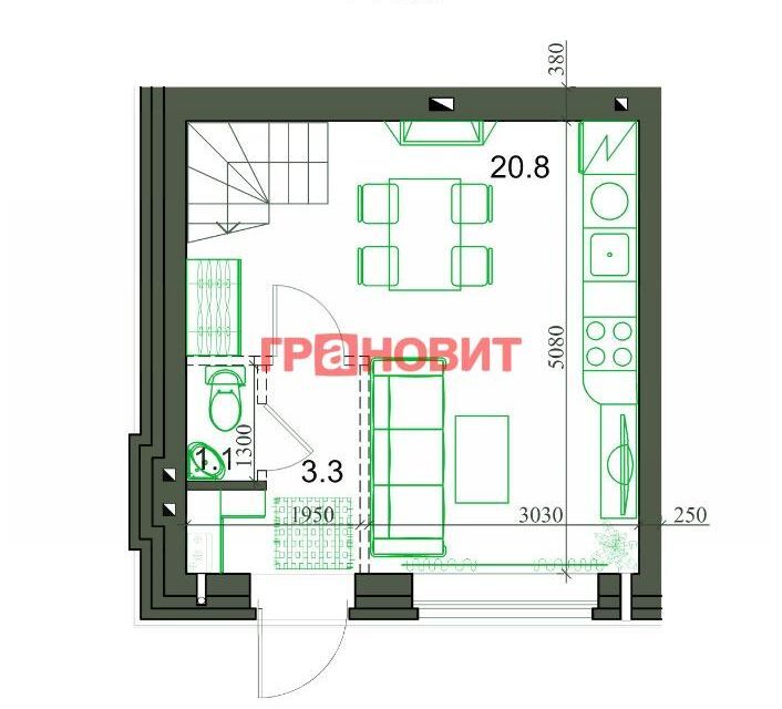 дом р-н Новосибирский п Садовый микрорайон Берёзки-3, 3 фото 8