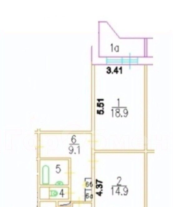 квартира г Москва метро Коньково ул Островитянова 34к/1 фото 30