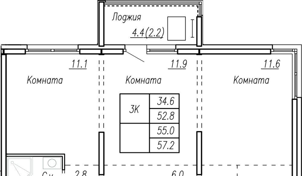 квартира г Барнаул р-н Индустриальный ул Шумакова фото 1