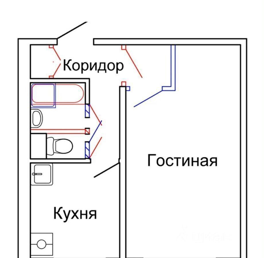 квартира г Москва метро Алма-Атинская ул Ключевая 4к/1 фото 23