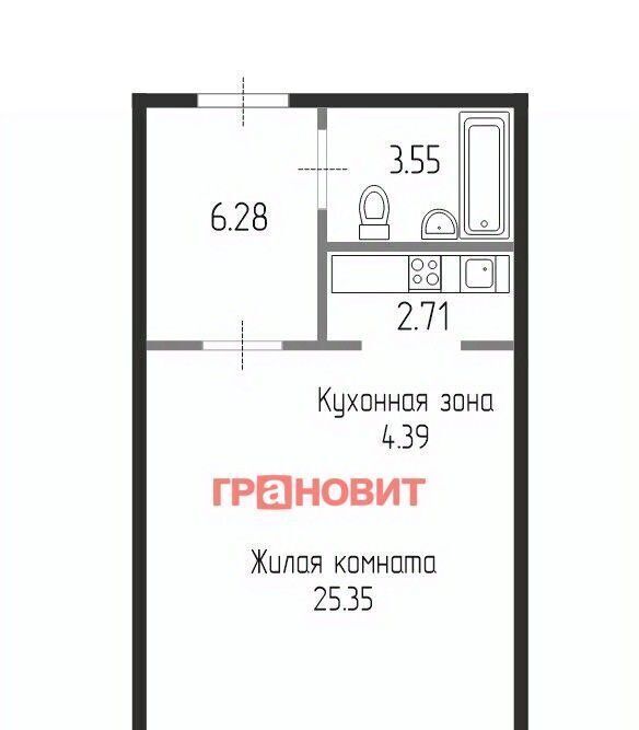 квартира г Новосибирск Золотая Нива ул Татьяны Снежиной 21 фото 2