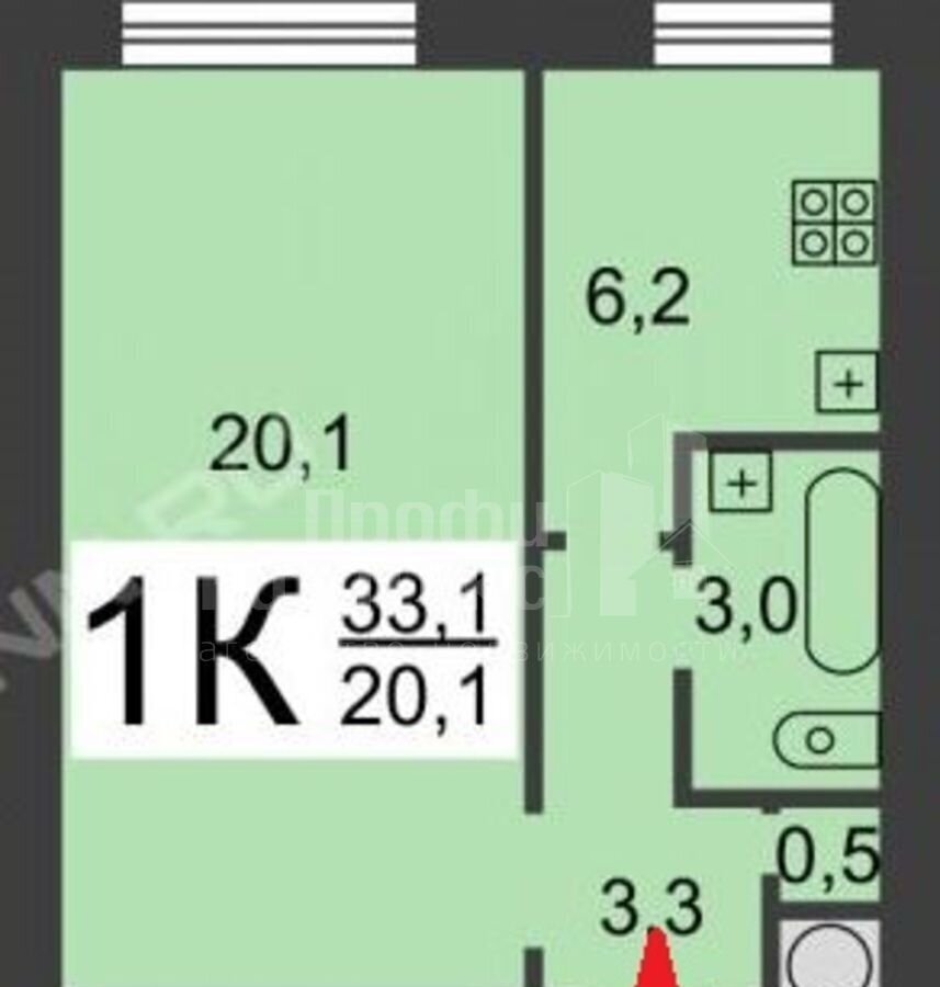 квартира г Нижний Новгород Буревестник ул Культуры 12 фото 22