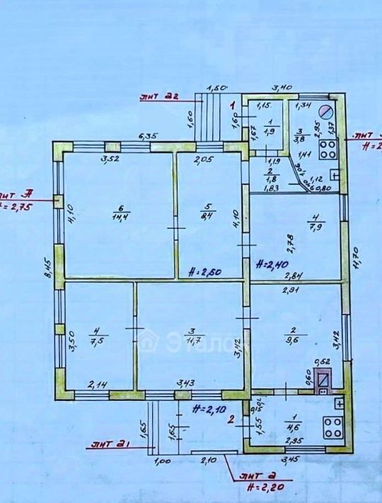 дом г Волгоград р-н Краснооктябрьский ул Русская 6 фото 25