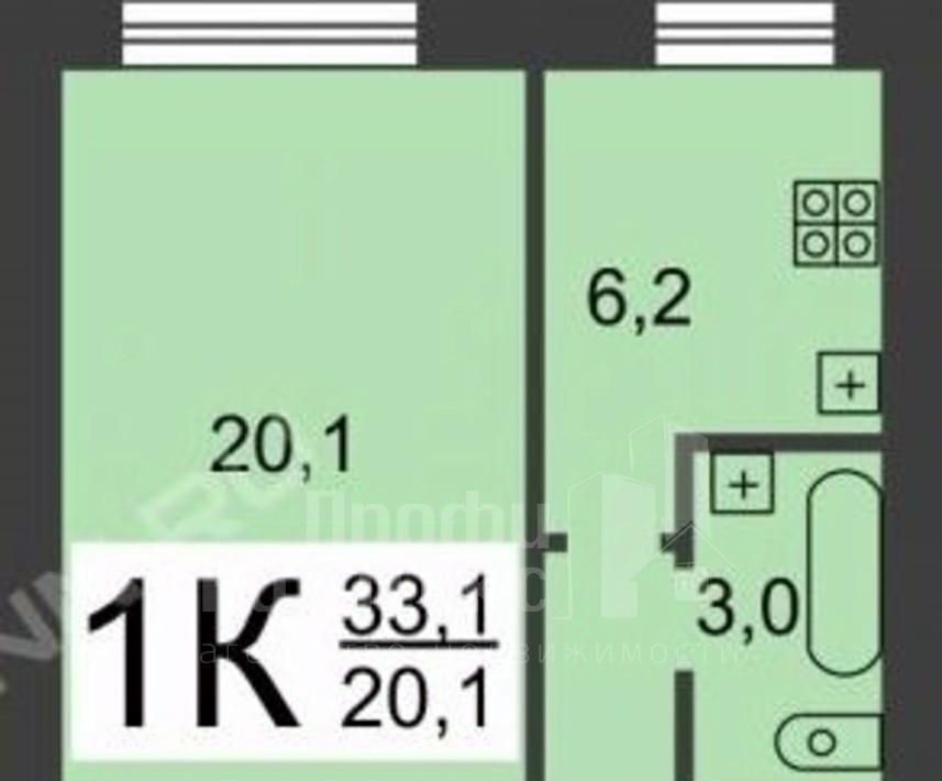 квартира г Нижний Новгород Буревестник ул Культуры 12 фото 23